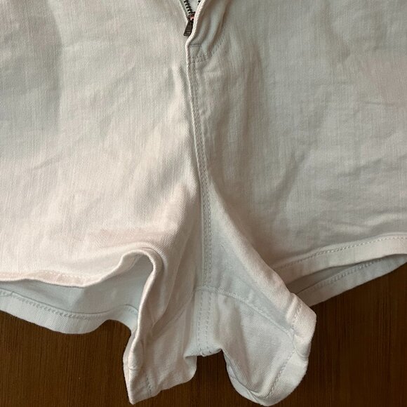 Torrid White Jean Shorts - Picture 4 of 7